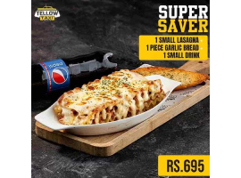 Yellow Taxi Pizza Co.Super Saver Deal 4 For Rs.695/-